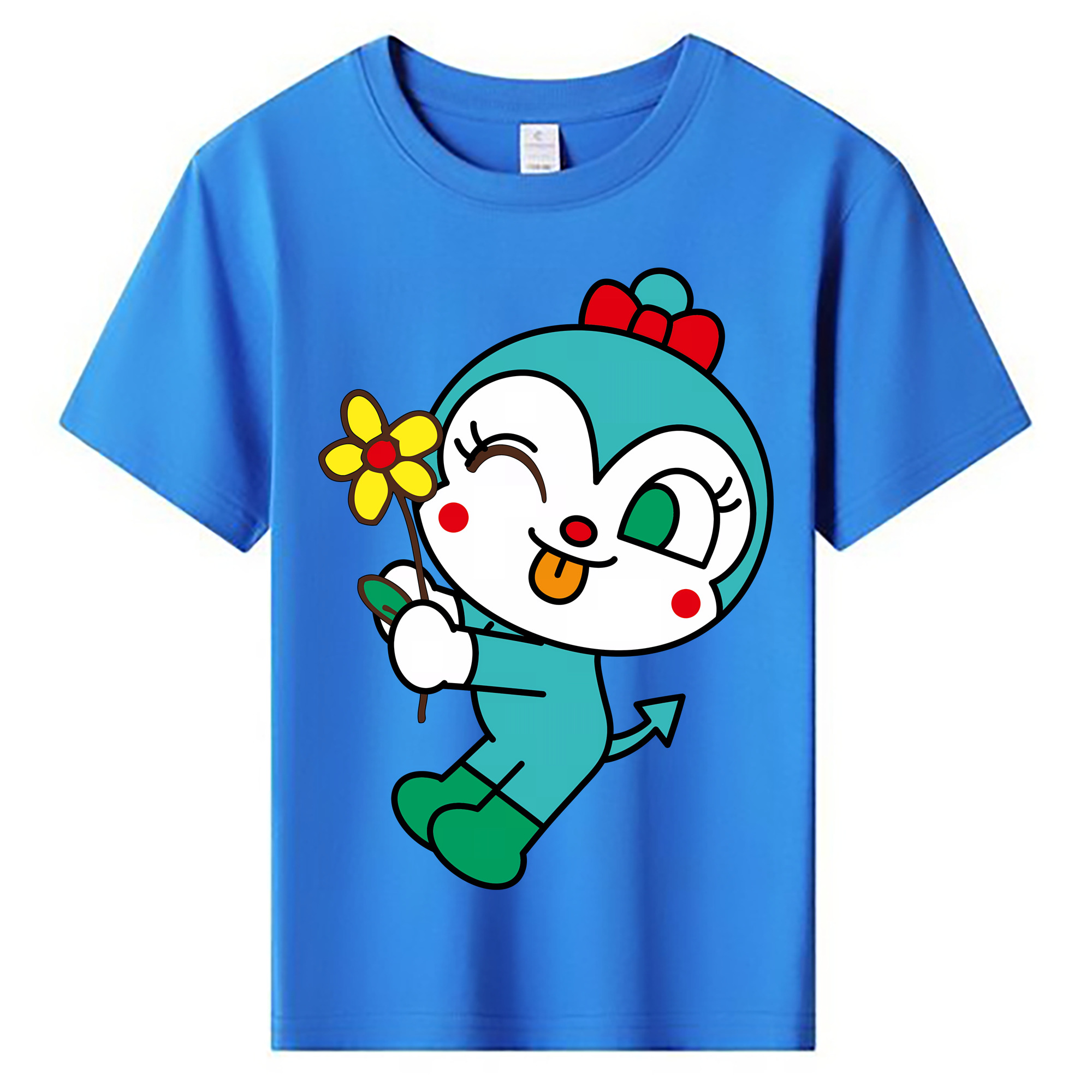 （画像用） アンパンマン Anpanman 綿100％キッズTシャツ（フロントプリント）